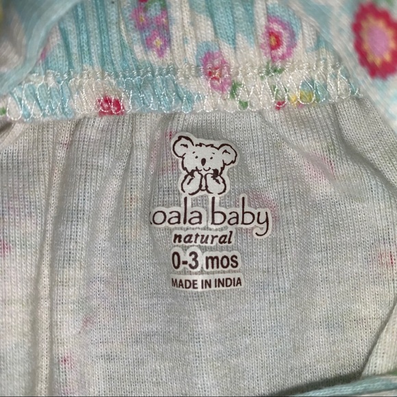 Koala Baby Naturals Flower Romper - Picture 5 of 6